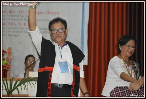 Felicitation to President during ABCC Women Conference