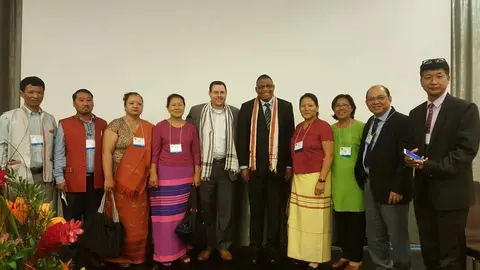 Team Arunachal with BWA President and General Secretary