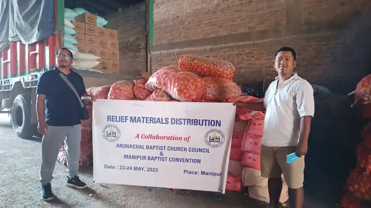 Relief Materials @Manipur Incident
