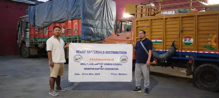 Relief Materials @Manipur Incident