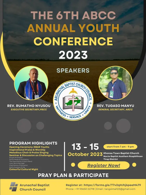 ABCC Youth Conference Poster